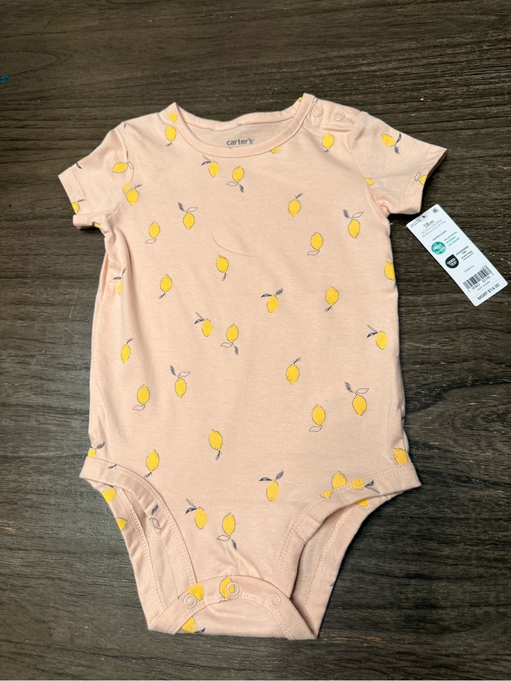 Life gives you Lemons, 🍋 and you make a cute outfit 🍋 Onesie from Carter’s